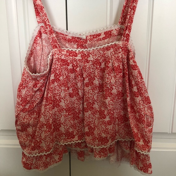 NWT Altard State Crop Top with ruffle - Picture 2 of 2